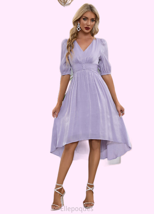 Mckinley V-Neck Elegant A-line Polyester Midi Dresses HOP0022550