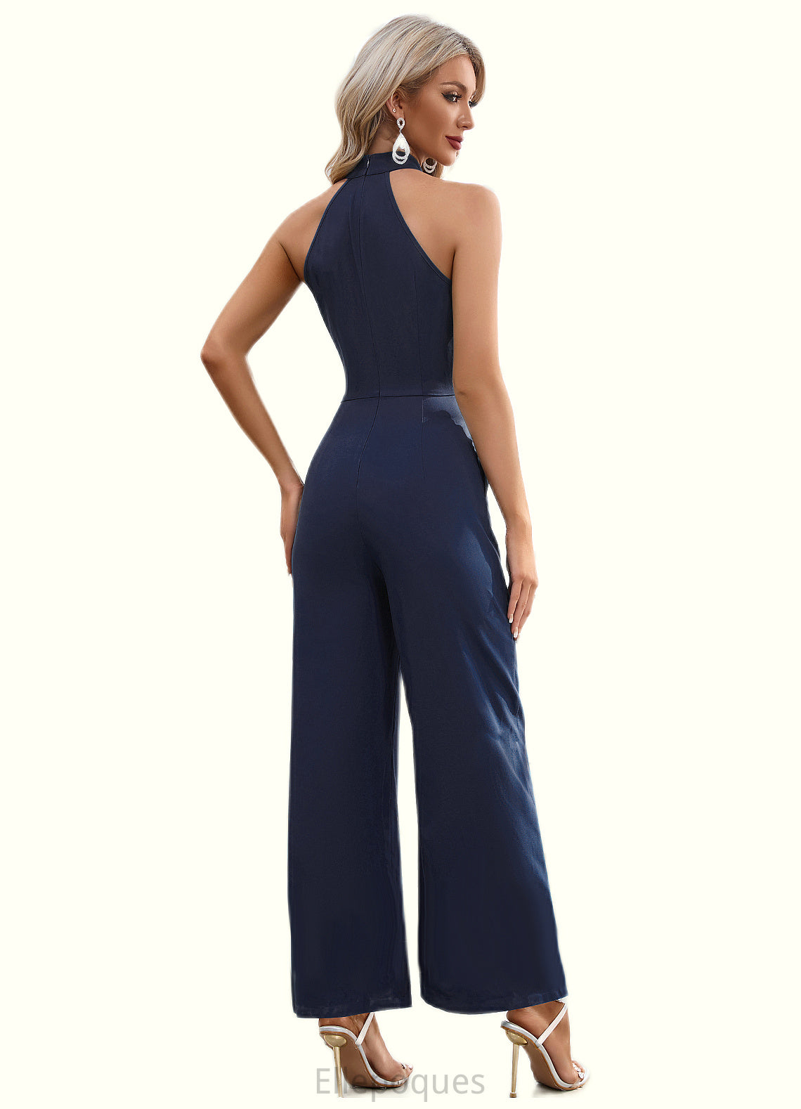 Lilianna High Neck Elegant Jumpsuit/Pantsuit Polyester Maxi Dresses HOP0022551