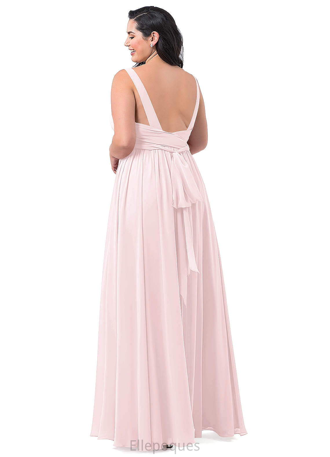 Camila One Shoulder Trumpet/Mermaid Sleeveless Floor Length Natural Waist Bridesmaid Dresses