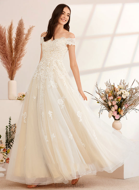 Beading Wedding Dresses Annie Dress Off-the-Shoulder Ball-Gown/Princess With Sequins Wedding Floor-Length