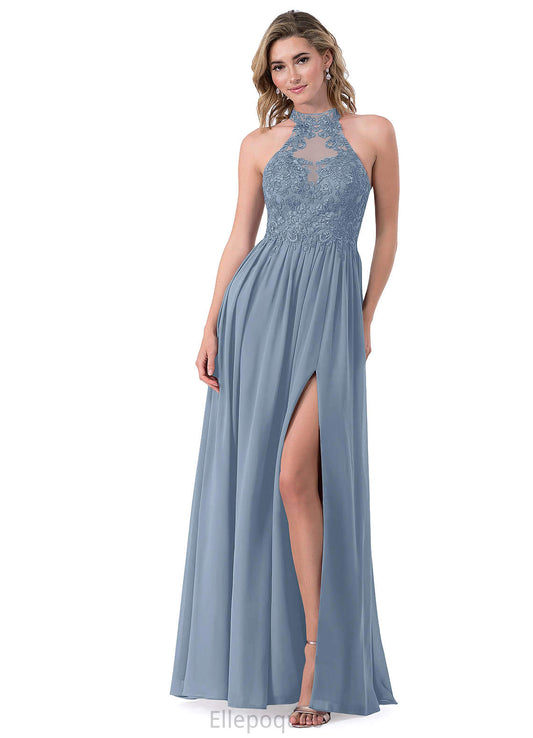 Allisson Natural Waist Floor Length Sleeveless Trumpet/Mermaid Straps Bridesmaid Dresses