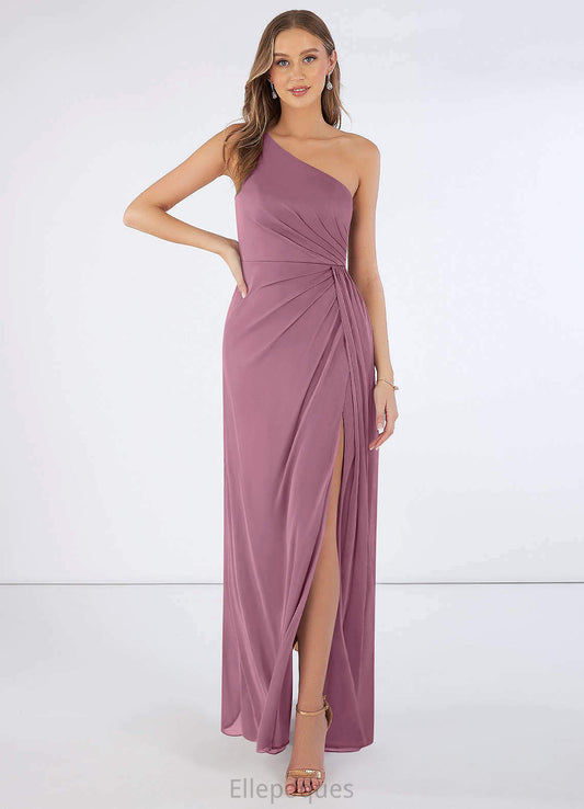 Ashlynn Trumpet/Mermaid Spandex Sweep-Brush Train Natural Waist Spaghetti Staps Sleeveless Bridesmaid Dresses