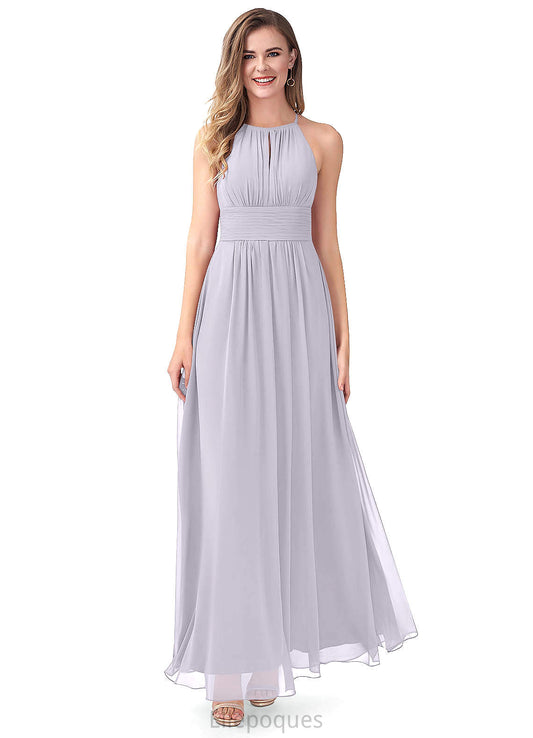 Aileen One Shoulder Natural Waist Trumpet/Mermaid Spandex Floor Length Sleeveless Bridesmaid Dresses