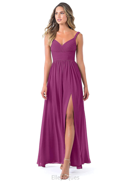 Akira Sleeveless Natural Waist Trumpet/Mermaid Floor Length Velvet Bridesmaid Dresses