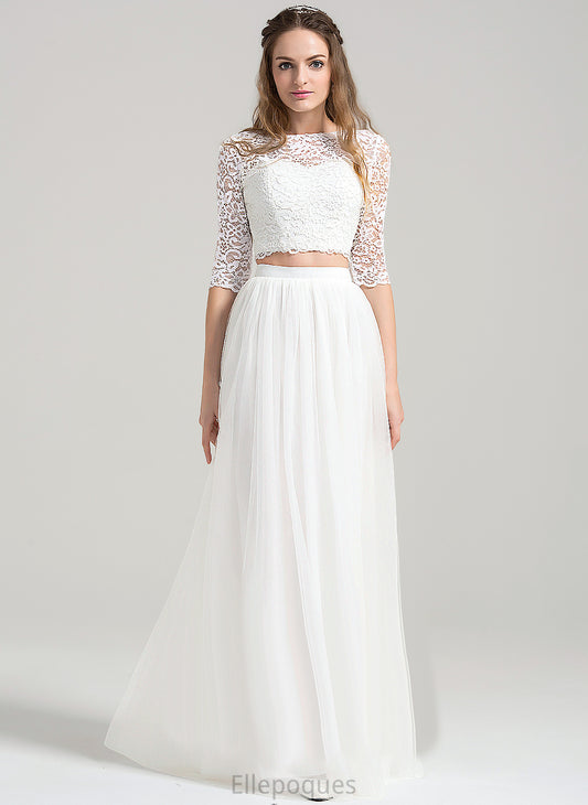 Floor-Length Tulle A-Line Wedding Aracely Wedding Dresses Lace Dress