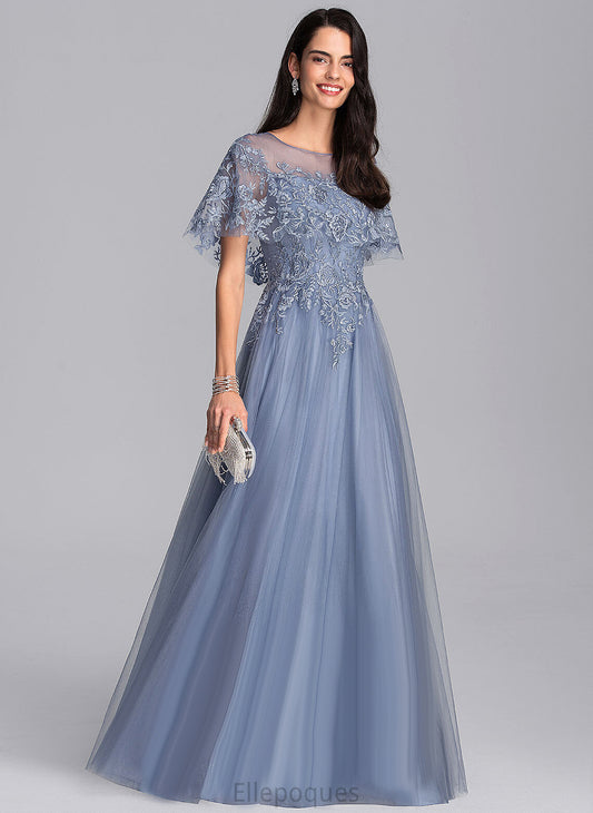 Wedding Dresses A-Line Elliana Floor-Length Wedding Scoop Dress Tulle