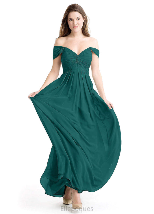 Priscilla Natural Waist Floor Length Trumpet/Mermaid V-Neck Sleeveless Bridesmaid Dresses