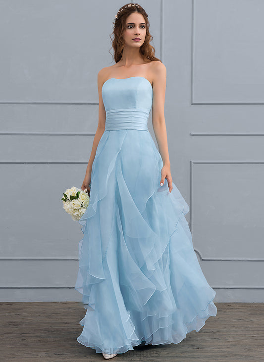 Dress Organza Sweetheart A-Line Ruffles Wedding Dresses Kennedi Wedding Floor-Length With Cascading