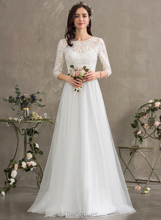 Floor-Length Wedding Dresses Karli Sweetheart Dress Wedding Tulle A-Line