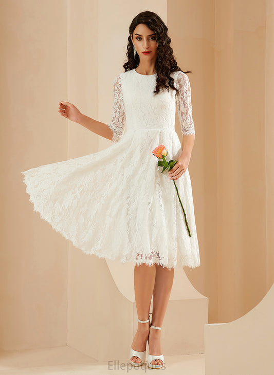 Dress Wedding Wedding Dresses Knee-Length Alexus A-Line