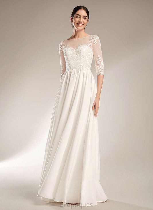 Sequins Sanai With Wedding A-Line Train Illusion Wedding Dresses Sweep Dress