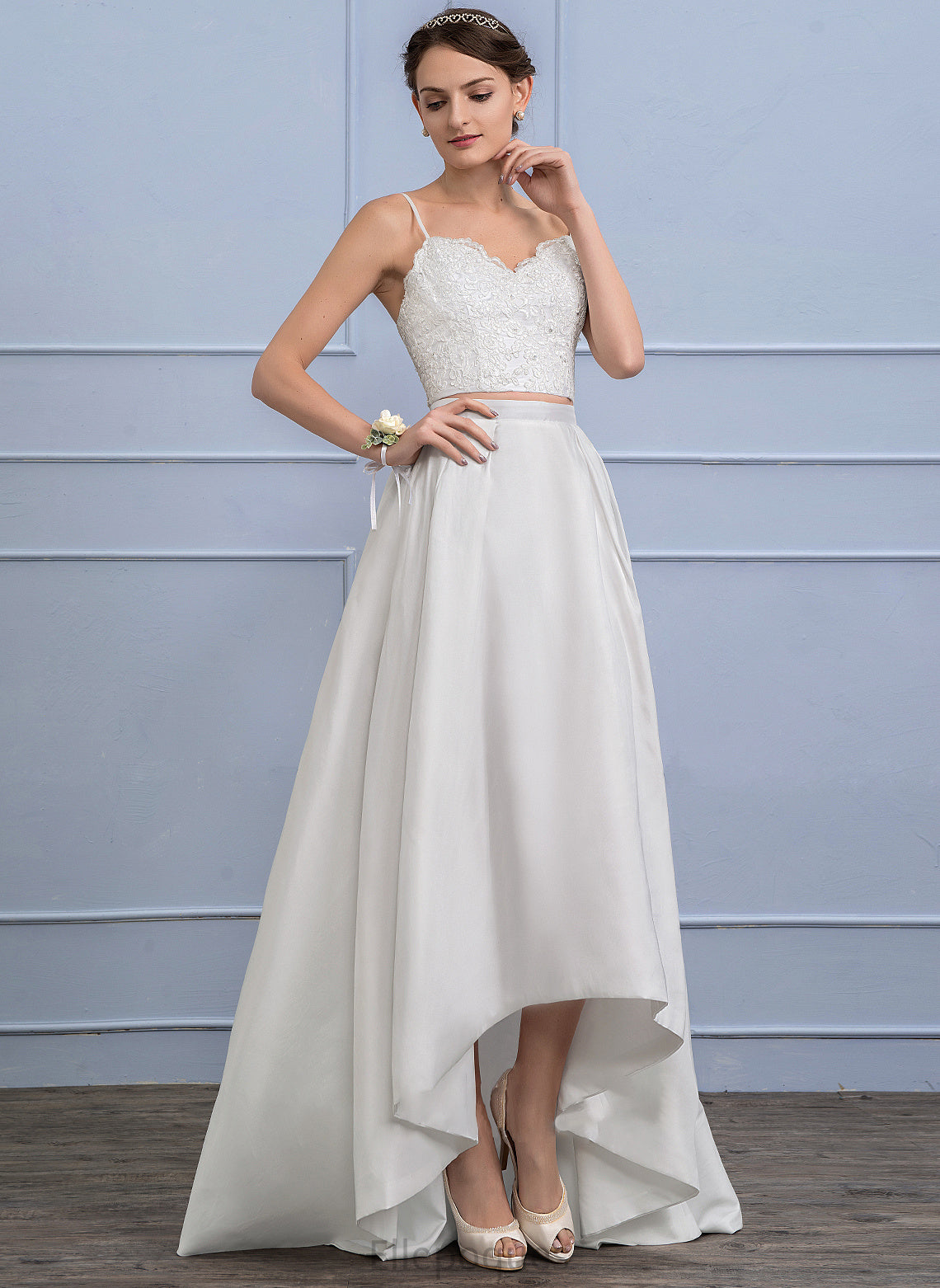 Skirt Separates Asymmetrical Taffeta Litzy Wedding Dresses Wedding