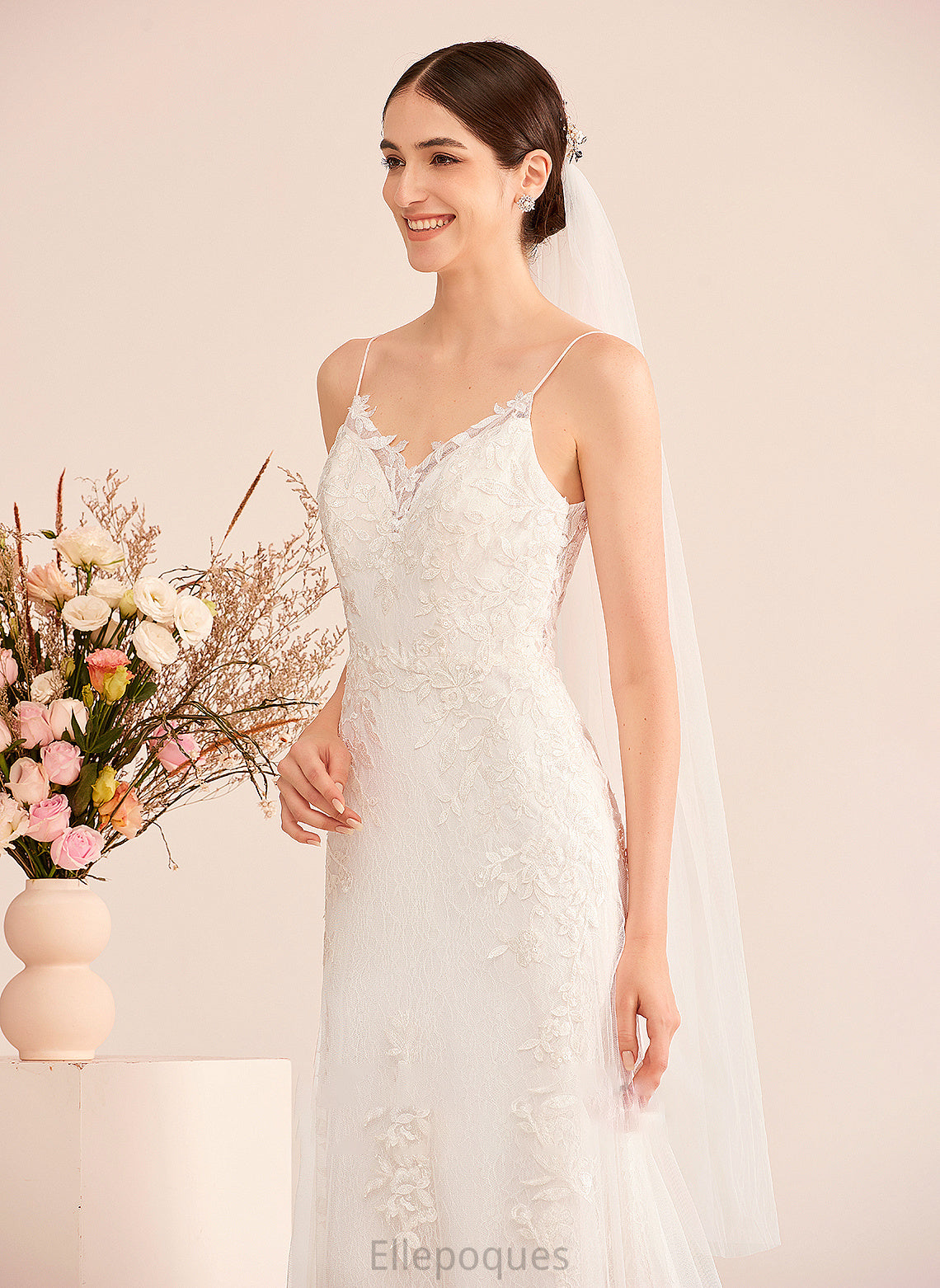 Wedding With Court Anabelle Sequins Wedding Dresses Dress A-Line V-neck Train