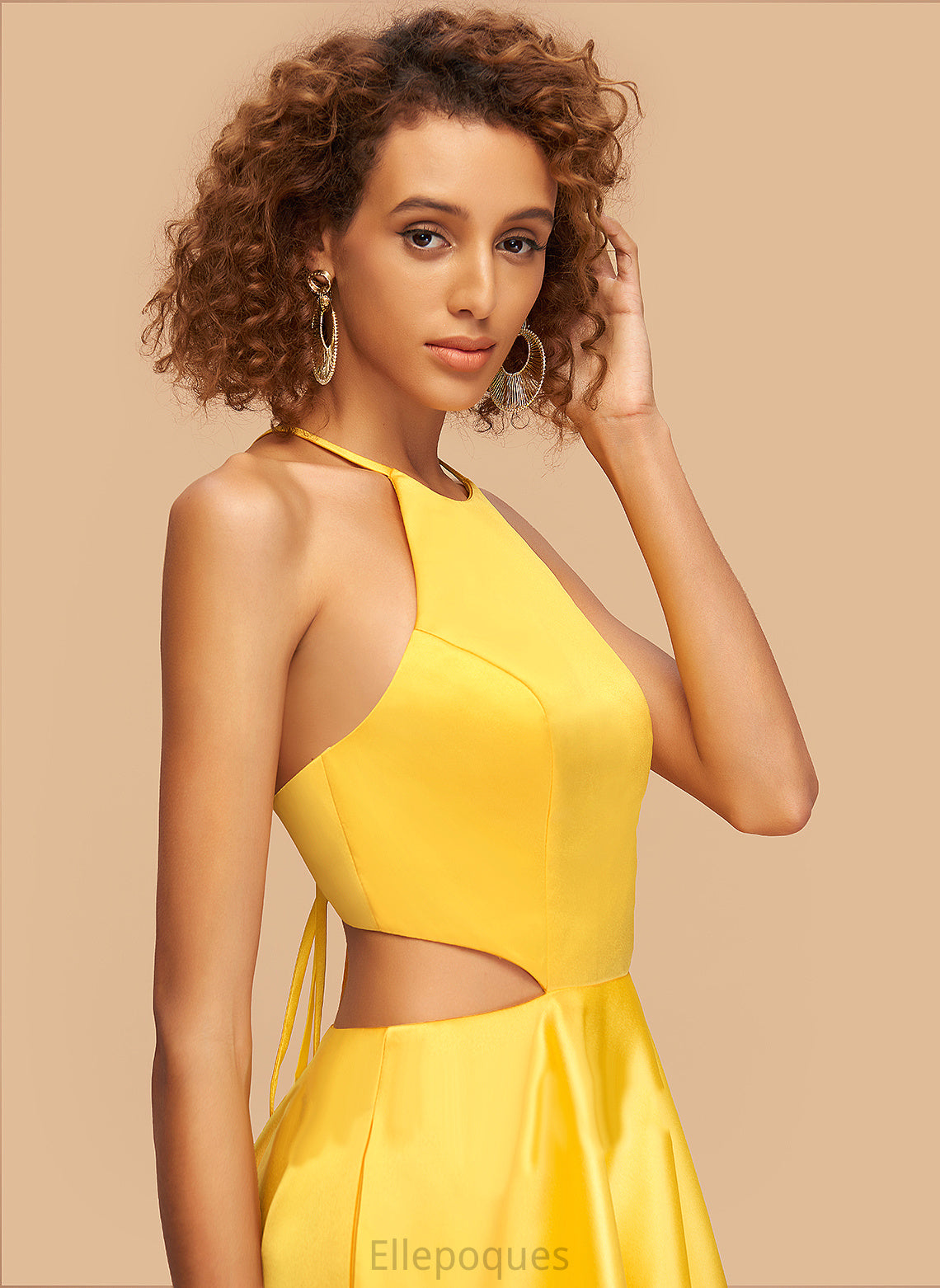 Dress Short/Mini Satin A-Line Homecoming Dresses Dana Homecoming Neck Scoop