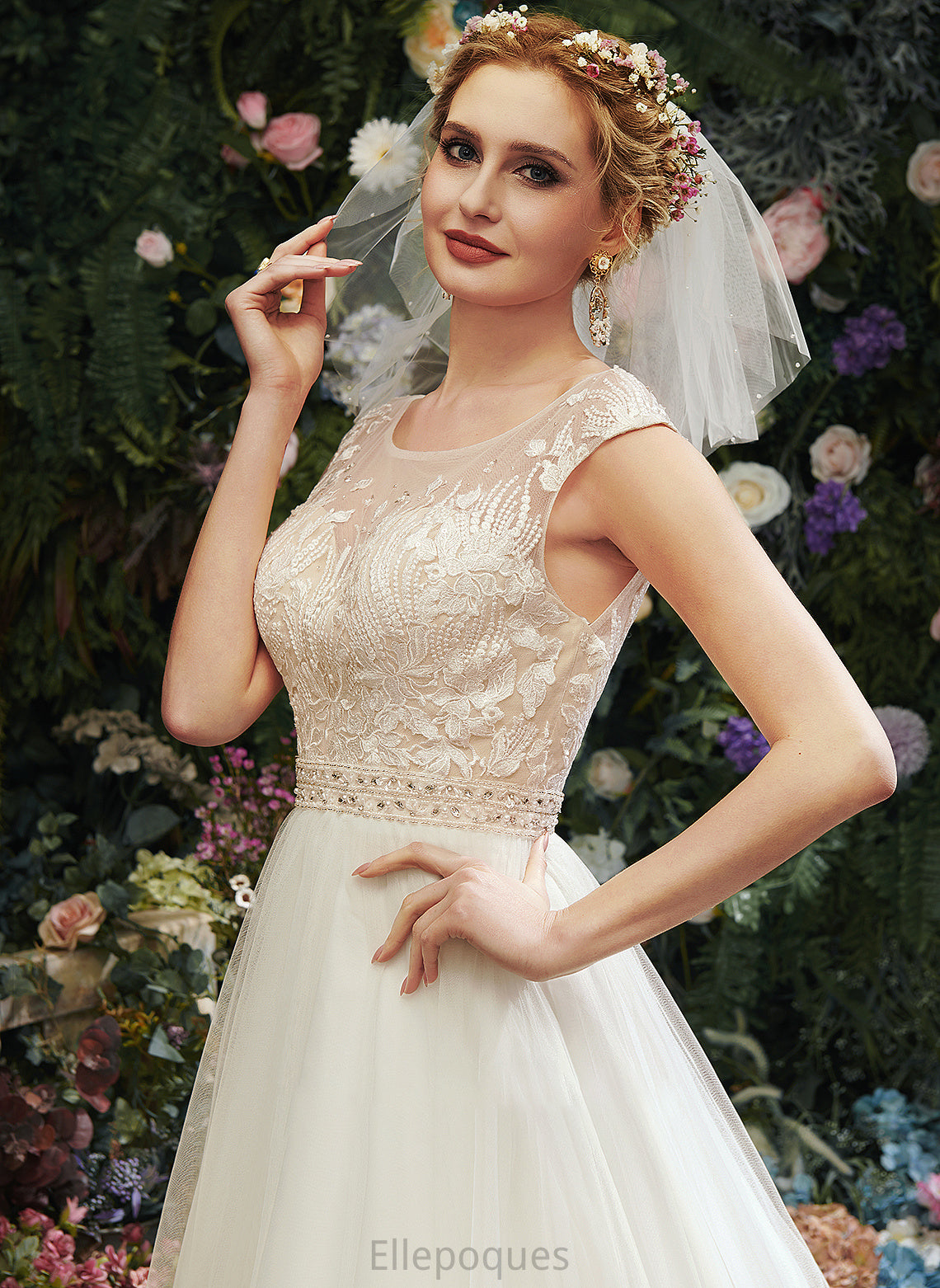 Dress With Wedding Dresses Illusion A-Line Court Sequins Rayne Lace Train Beading Wedding