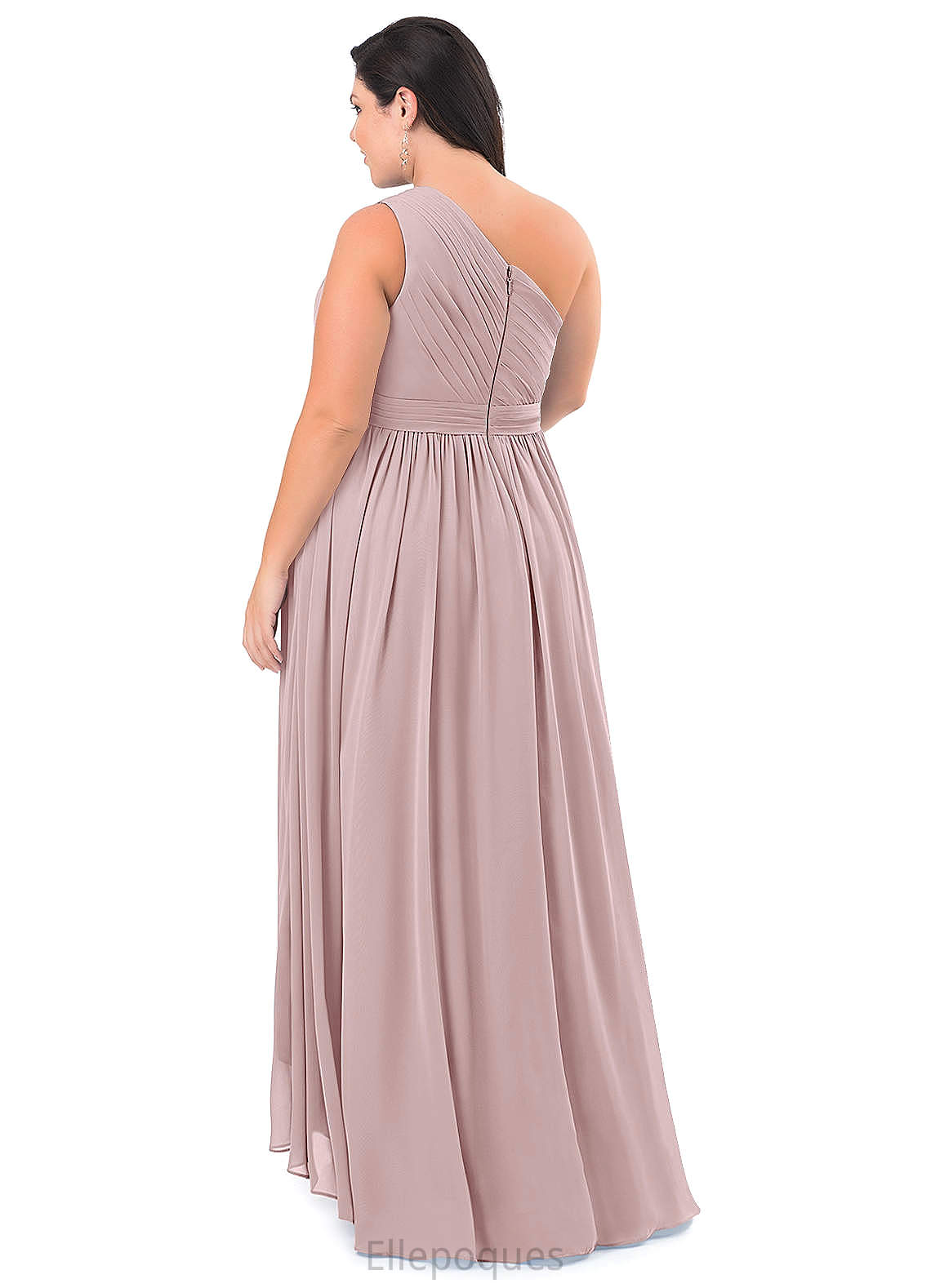 Brooklyn Spaghetti Staps Trumpet/Mermaid Floor Length Natural Waist Sleeveless Bridesmaid Dresses