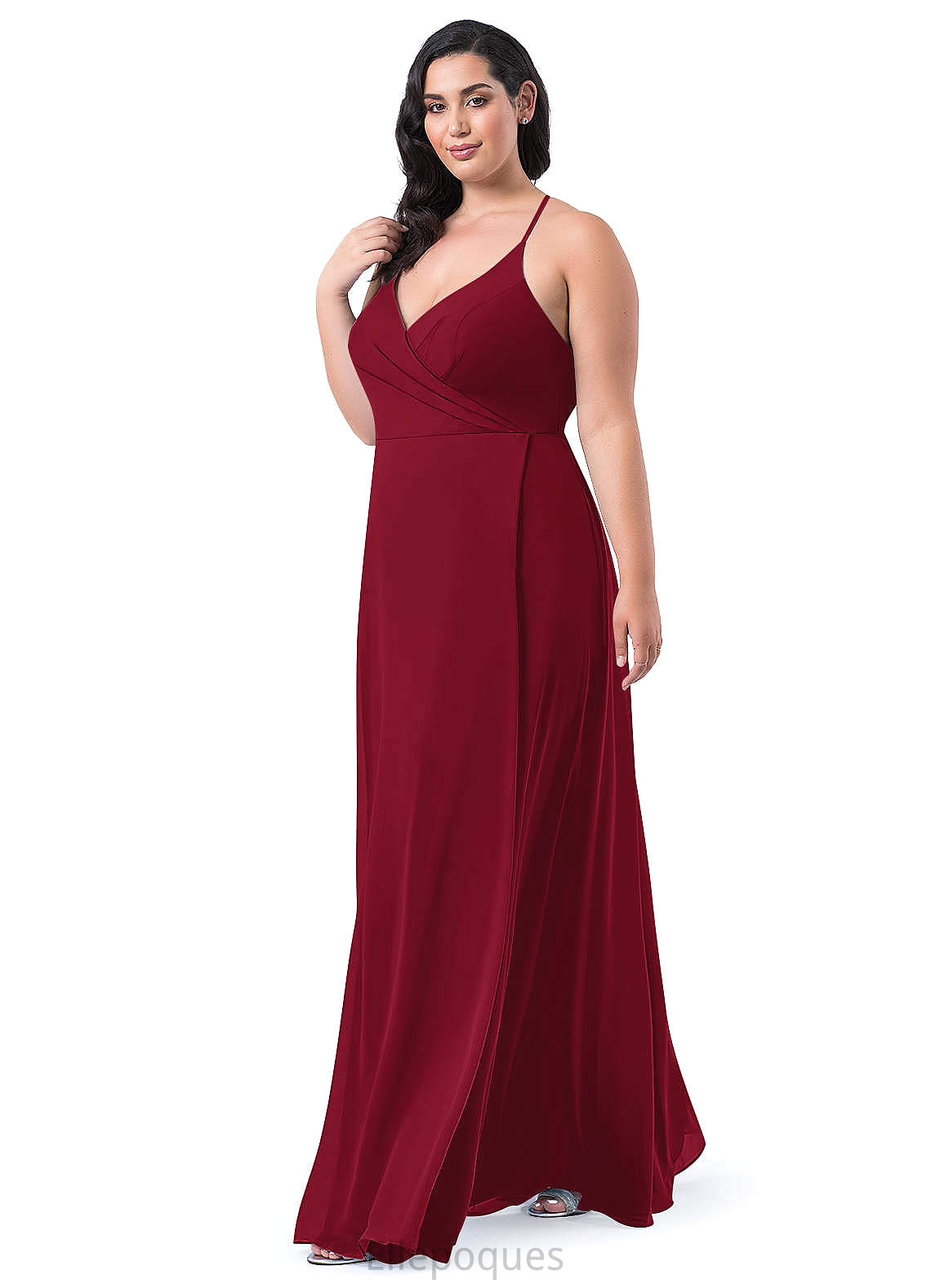 Luz Trumpet/Mermaid Floor Length Sleeveless Natural Waist Spaghetti Staps Bridesmaid Dresses