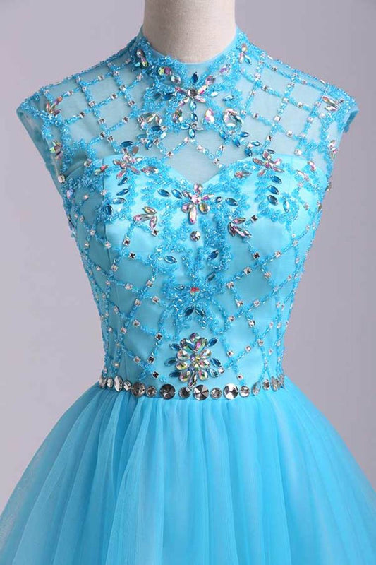 2024 Homecoming Dresses Color Blue Size 0 2 4 6 Ship Today