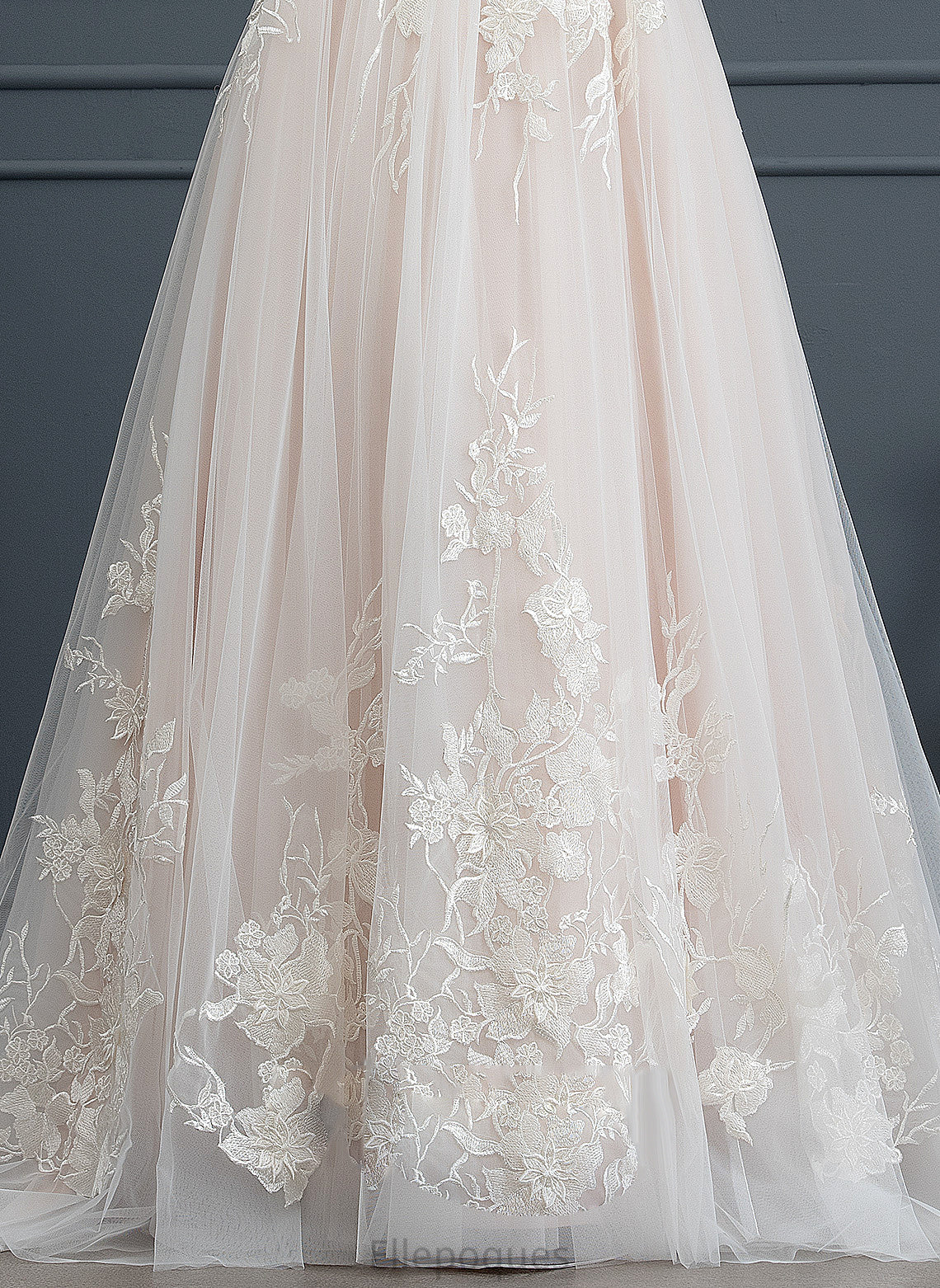 Wedding Train Lace Wedding Dresses Ball-Gown/Princess Tulle Sweep Dress Sweetheart Emerson